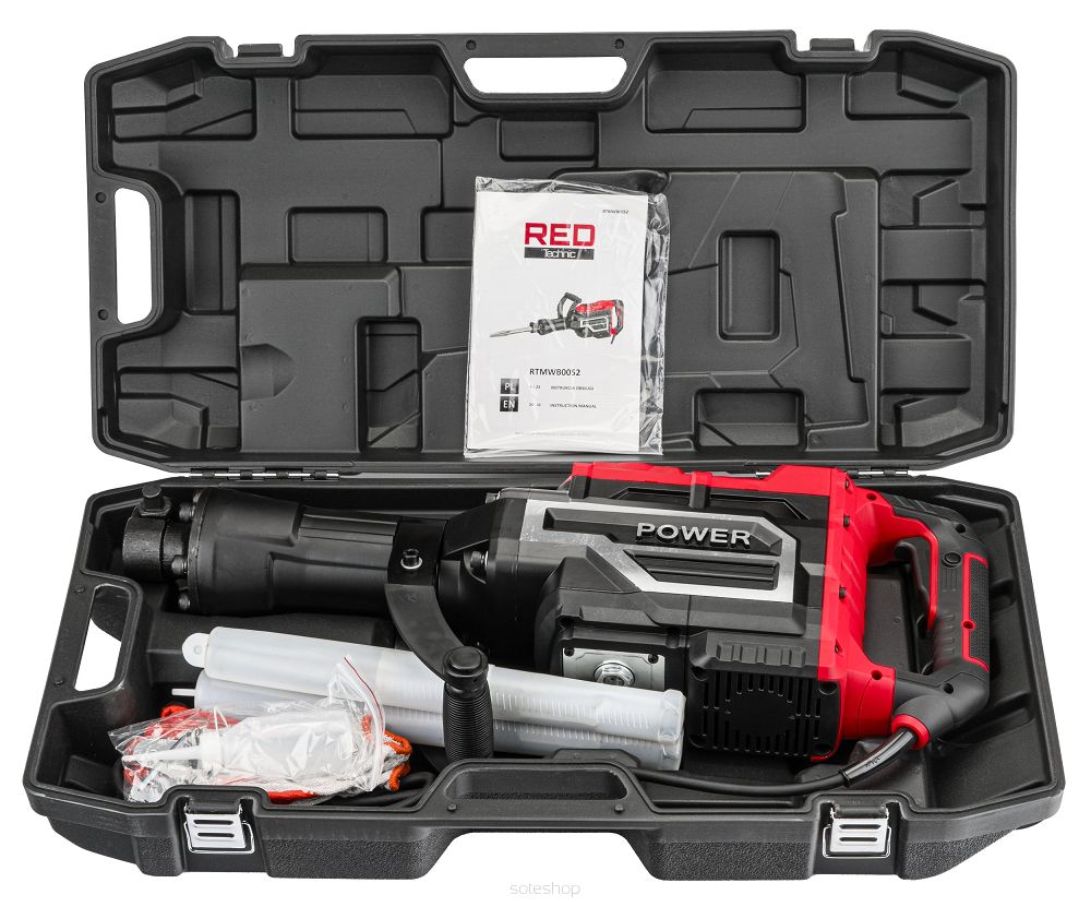 Búracie kladivo RTMWB0052, 3300W, 70J | RED TECHNIC – Obrázok 11