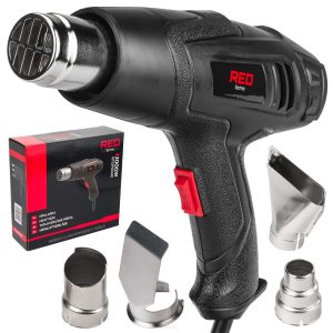 Teplovzdušná pištoľ RTOP0042, 2000W, 4 dýzy | RED TECHNIC