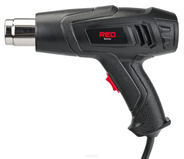 Teplovzdušná pištoľ RTOP0042, 2000W, 4 dýzy | RED TECHNIC – Obrázok 2