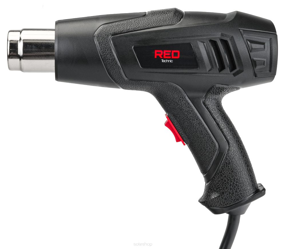 Teplovzdušná pištoľ RTOP0042, 2000W, 4 dýzy | RED TECHNIC – Obrázok 2