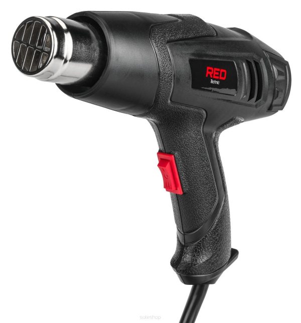 Teplovzdušná pištoľ RTOP0042, 2000W, 4 dýzy | RED TECHNIC – Obrázok 3