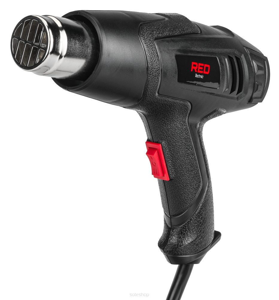 Teplovzdušná pištoľ RTOP0042, 2000W, 4 dýzy | RED TECHNIC – Obrázok 3