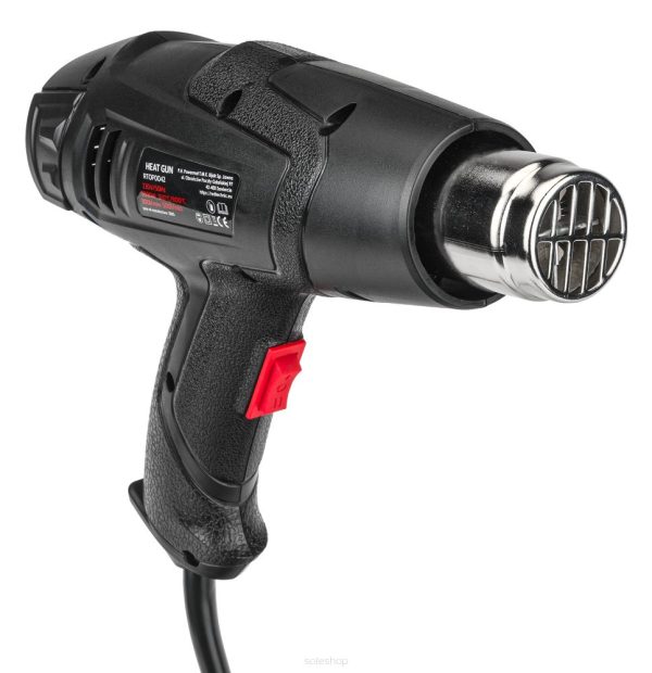 Teplovzdušná pištoľ RTOP0042, 2000W, 4 dýzy | RED TECHNIC – Obrázok 5
