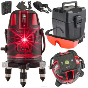 Krížový laser červený RTPLK0037, 360 stupňov | RED TECHNIC