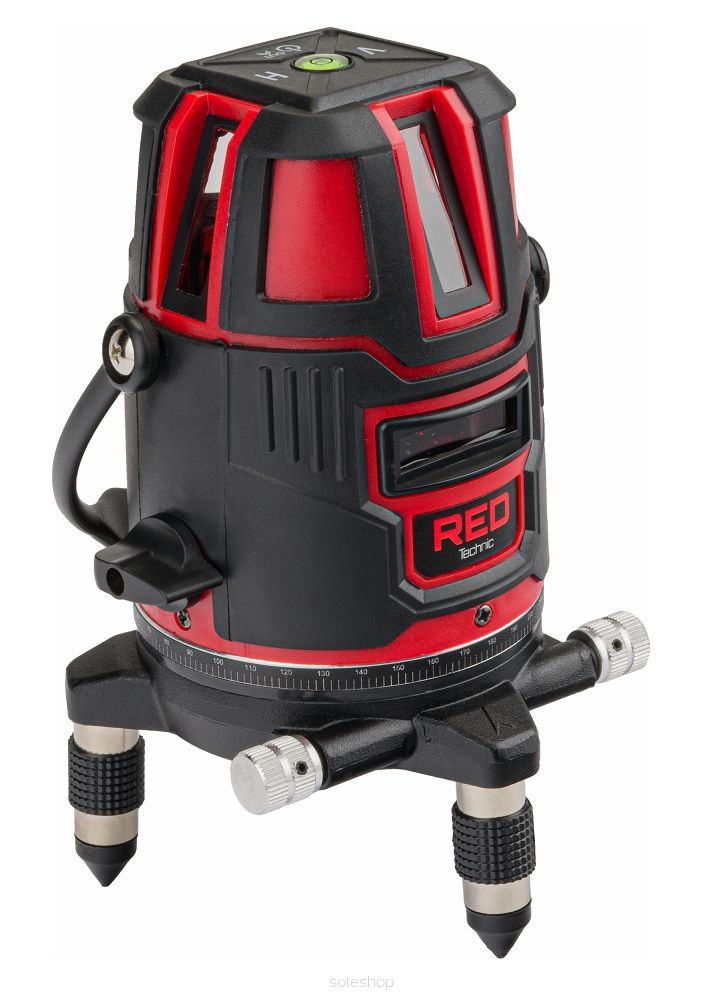 Krížový laser červený RTPLK0037, 360 stupňov | RED TECHNIC – Obrázok 3