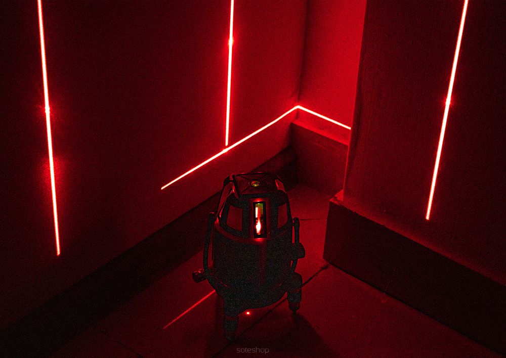 Krížový laser červený RTPLK0037, 360 stupňov | RED TECHNIC – Obrázok 11