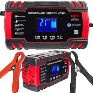 Nabíjačka mikroprocesorová RTPM0079, 12V/24V | RED TECHNIC