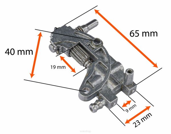SKRUTKA OLEJOVÉHO ČERPADLA PRE PÍLU BENZÍN ČERVENÁ TECHNIC RTPSP0035-PN – Obrázok 3