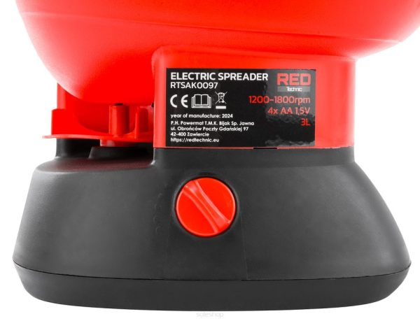 Akumulátorová sejačka RTSAK0097, 6V | RED TECHNIC – Obrázok 6