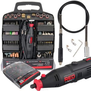 Mini brúska s príslušenstvom RTSPT0047, 300 dielov, 350 W | RED TECHNIC