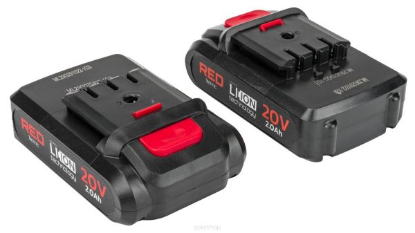 AKU vŕtací skrutkovač RTWA0033, LCD, 2x 20V | RED TECHNIC – Obrázok 9