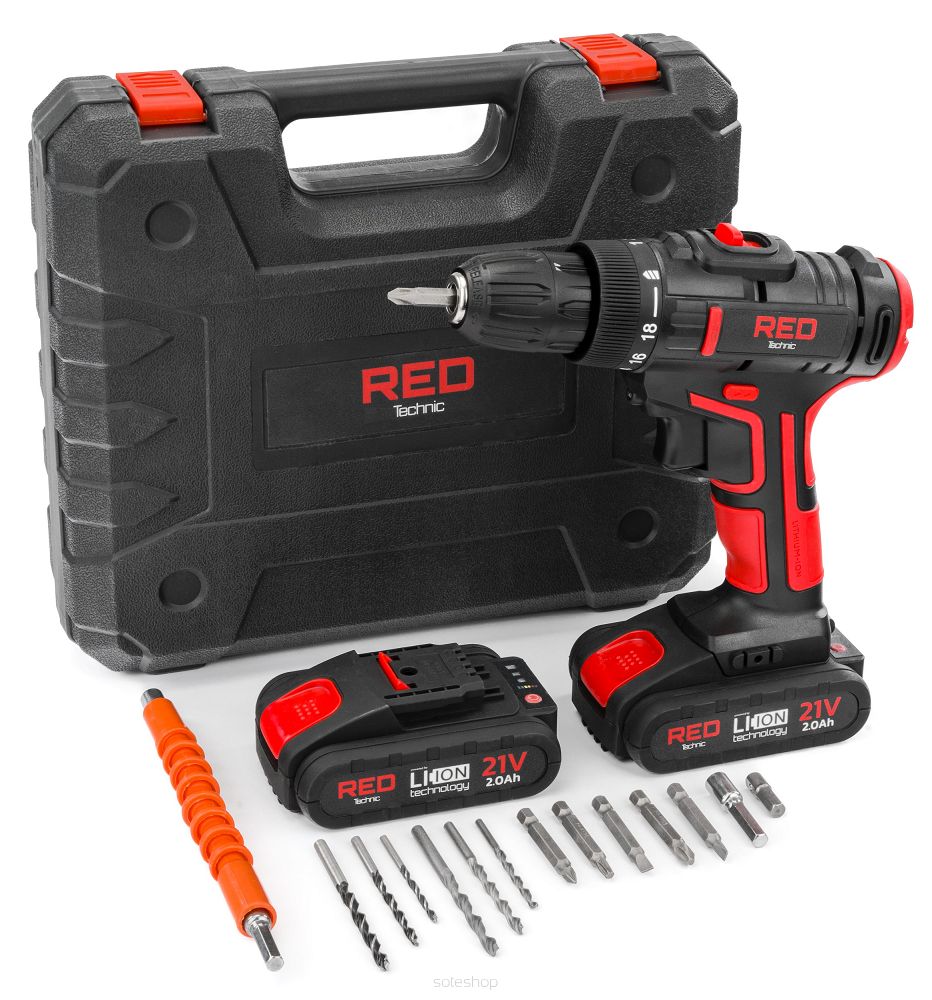 Akumulátorový skrutkovač RTWA0076, nárazový, 20V | RED TECHNIC – Obrázok 4