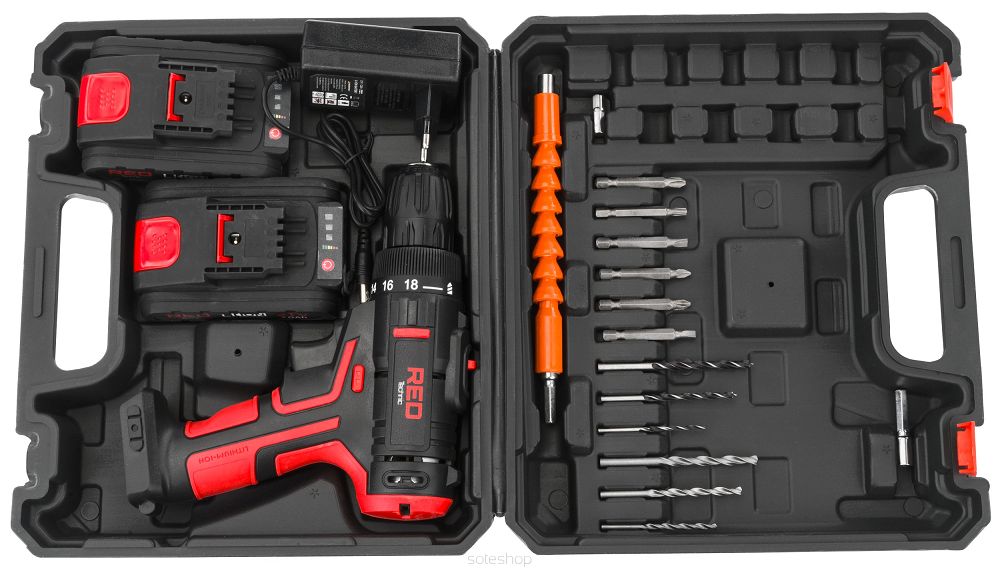 Akumulátorový skrutkovač RTWA0076, nárazový, 20V | RED TECHNIC – Obrázok 6
