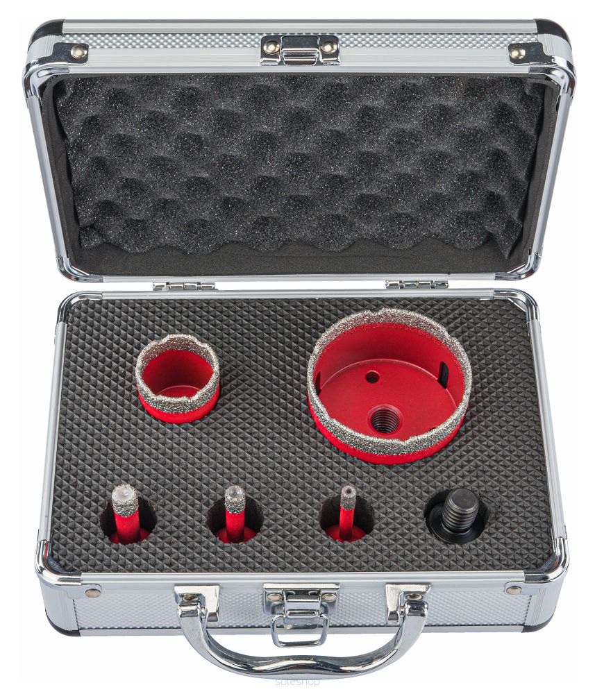 Sada diamantových korunkových vrtákov RTZOD0045, 5 ks | RED TECHNIC – Obrázok 2