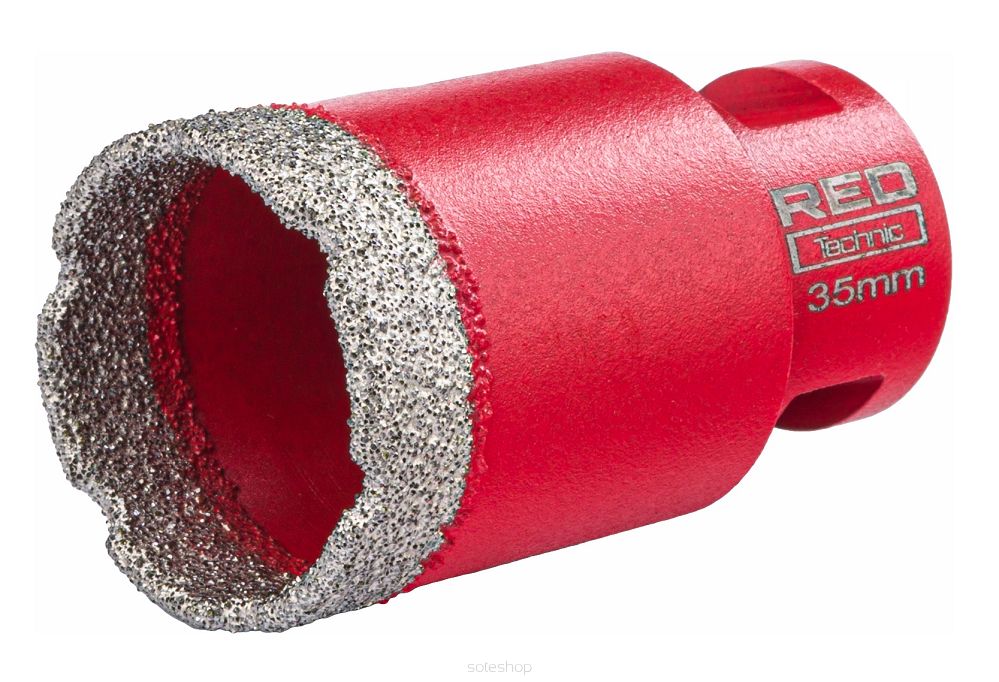 Sada diamantových korunkových vrtákov RTZOD0046, 9 ks | RED TECHNIC – Obrázok 6