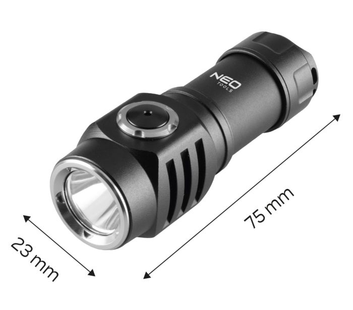 Nabíjateľná baterka USB C 500 lm SST20 LED – Obrázok 4