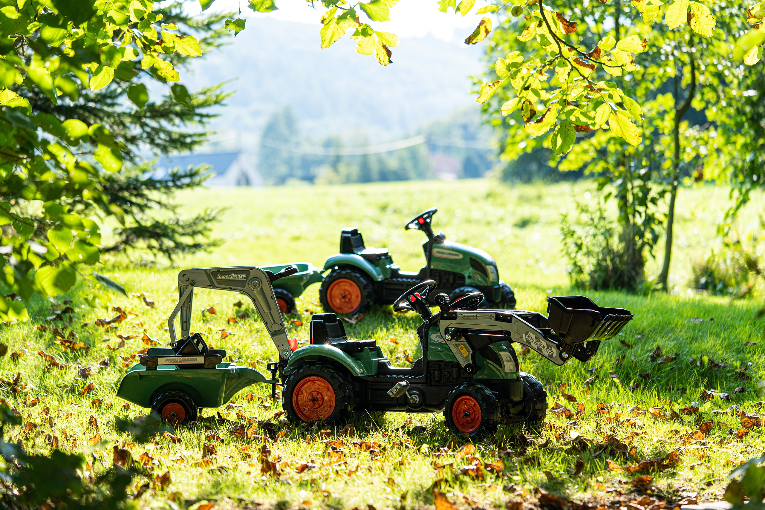 Traktor FALK Farm Lander Traktor 2-5 rokov – Obrázok 4