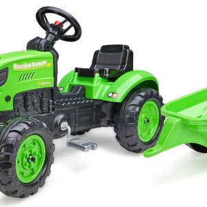 Šliapací traktor FALK Country Farmer s prívesom Green 2-5 rokov