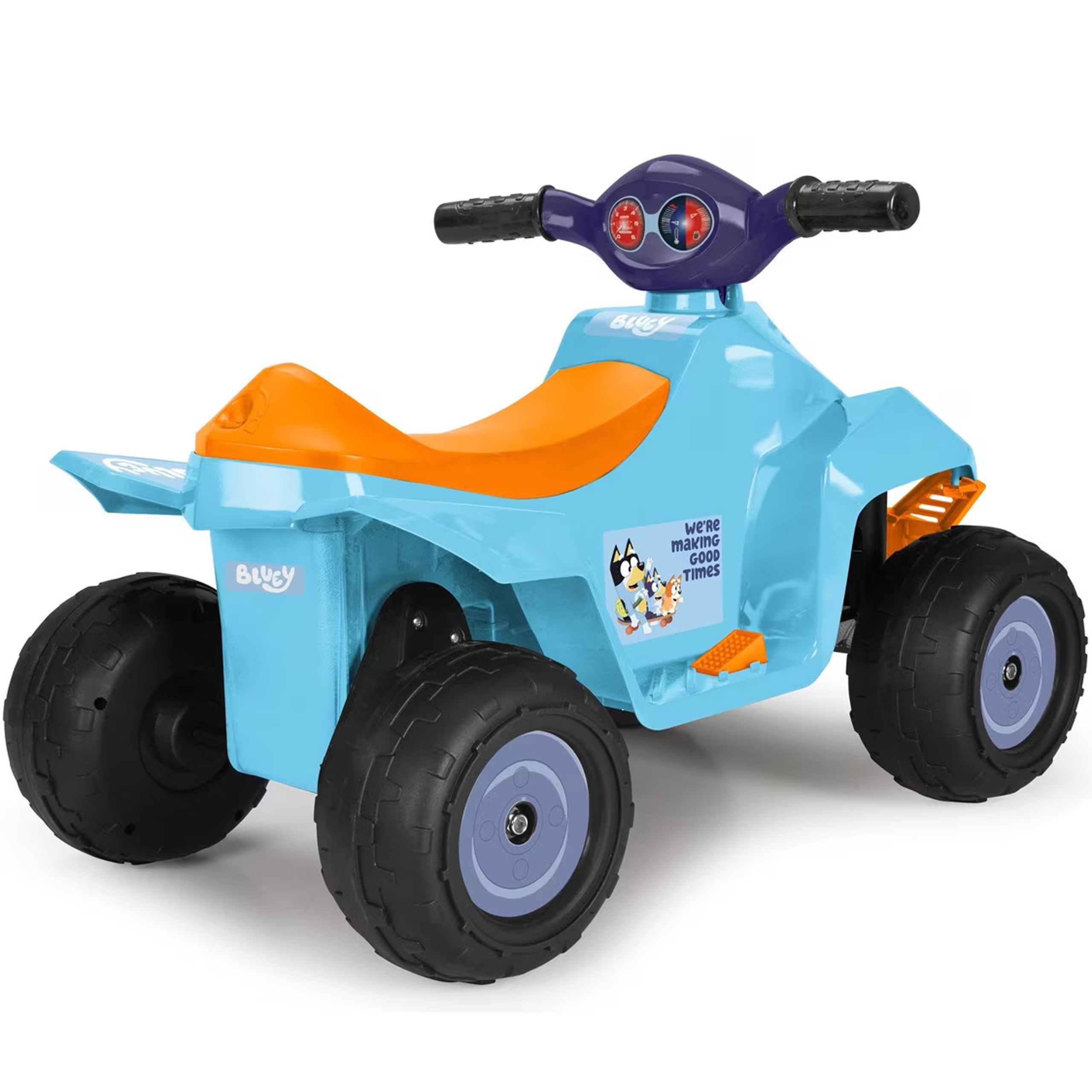 Štvorkolka FEBER so 6V batériou Racy BLUEY – Obrázok 3