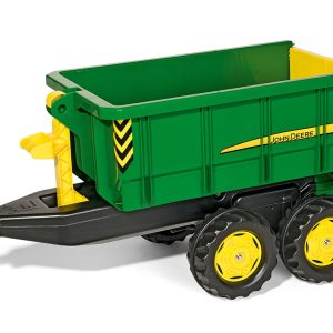 Veľký dvojnápravový príves Rolly Toys John Deere sklápač