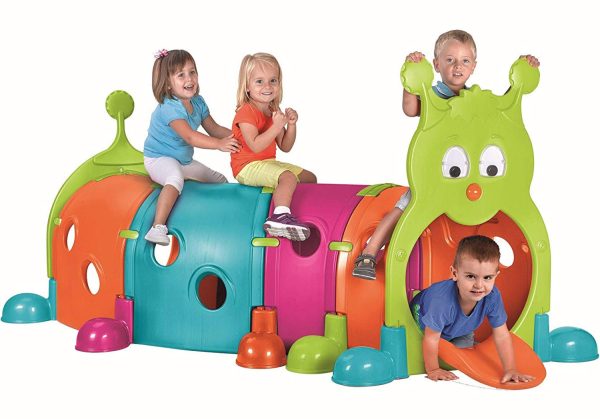 Veľký detský tunel FEBER Modulárne ihrisko Caterpillar XXL – Obrázok 6