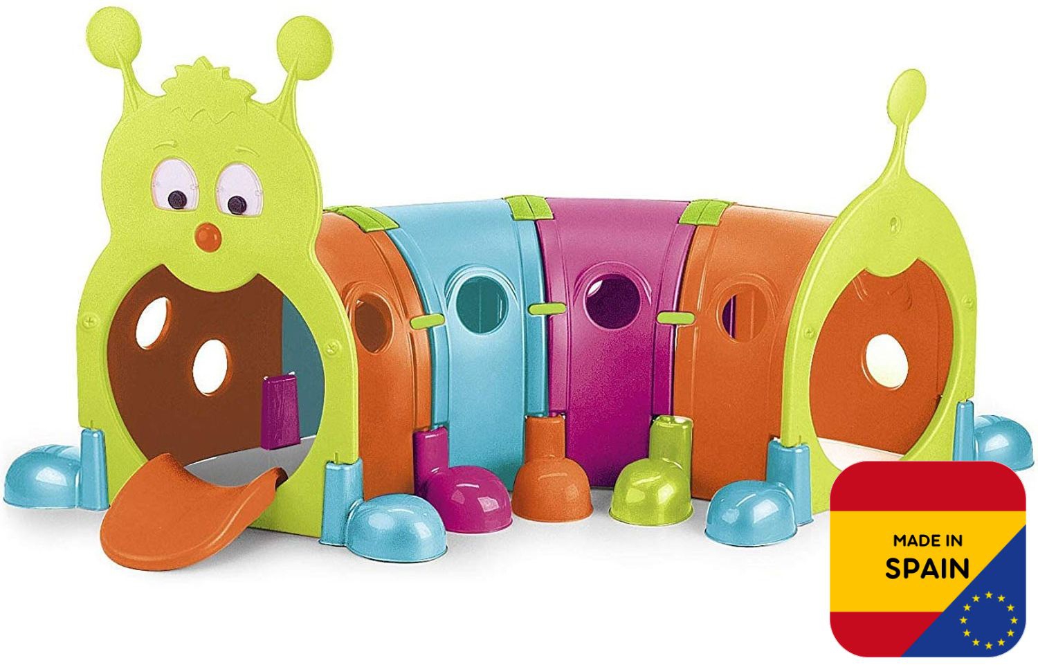 Veľký detský tunel FEBER Modulárne ihrisko Caterpillar XXL – Obrázok 9