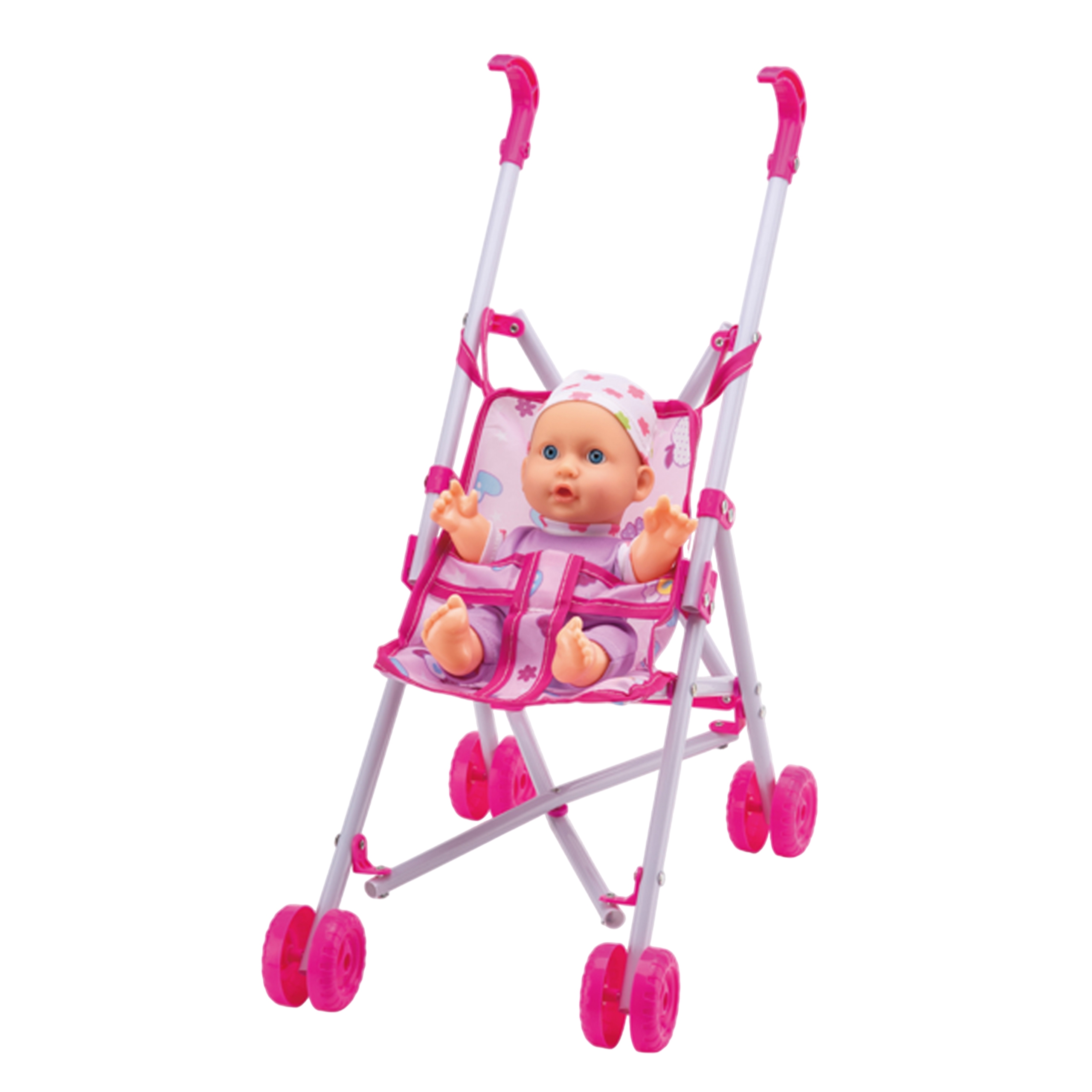 Bábika WOOPIE ROYAL s detským kočíkom + sada na kŕmenie – Obrázok 5