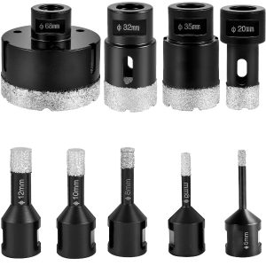Sada 9ks Vykružovacích Vrtákov S Boxom (5-68mm)