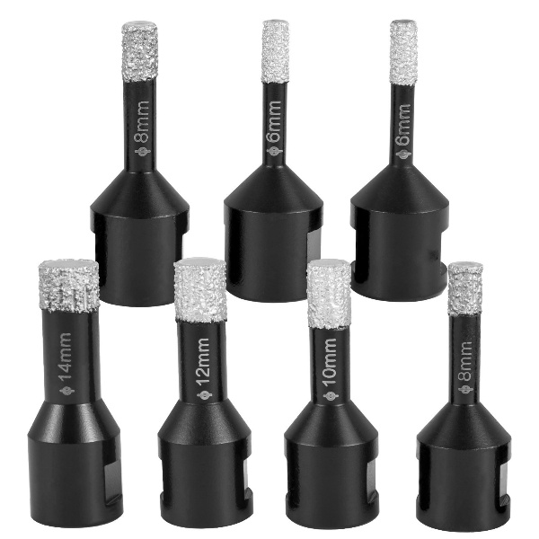 Sada 7ks Vykružovacích Vrtákov S Boxom (6-14mm)