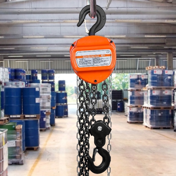 Reťazová Kladka 3 Metrová, Oranžová (Max. 500kg) – Obrázok 5