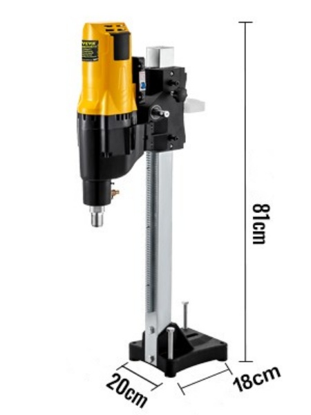 Ručná Vŕtačka Do Betónu So Stojanom 4450W 255mm (Bez Vrtáku) – Obrázok 6