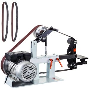 Elektrická Pásová Brúska 3v1 1500W S Frekvenčným Meničom (Sivý)