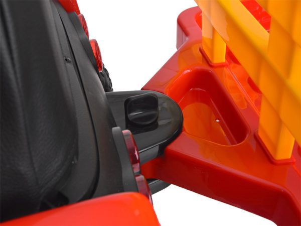 Detský elektrický traktor s vlečkou červený J-PA0242 CZ – Obrázok 2