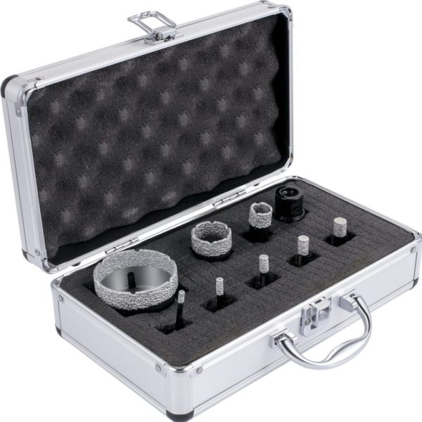 Sada 9ks Vykružovacích Vrtákov S Boxom (5-68mm) – Obrázok 5
