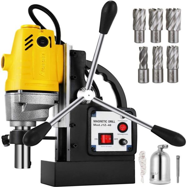 Elektrická Magnetická Vŕtačka 1100W/550RPM 6ks Vrtákov