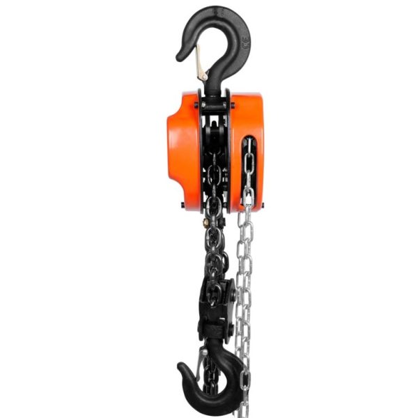 Reťazová Kladka 3 Metrová, Oranžová (Max. 500kg) – Obrázok 4
