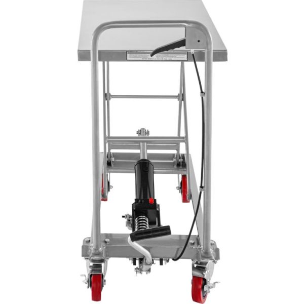 Hydraulický Nožnicový Vozík (Strieborný) – Obrázok 5