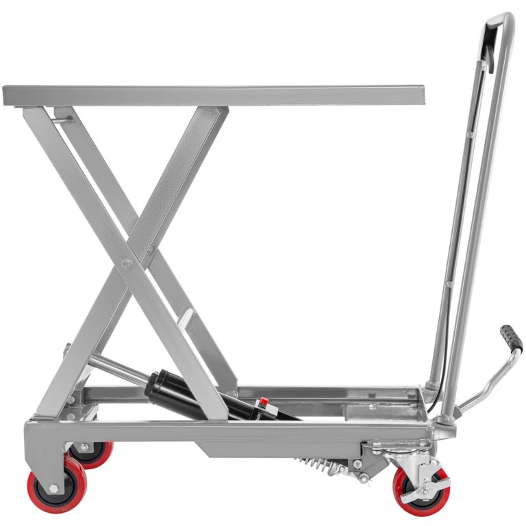 Hydraulický Nožnicový Vozík (Strieborný) – Obrázok 3