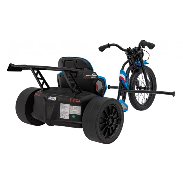 Vozidlo DRIFT BIKE 21 Modrá – Obrázok 4