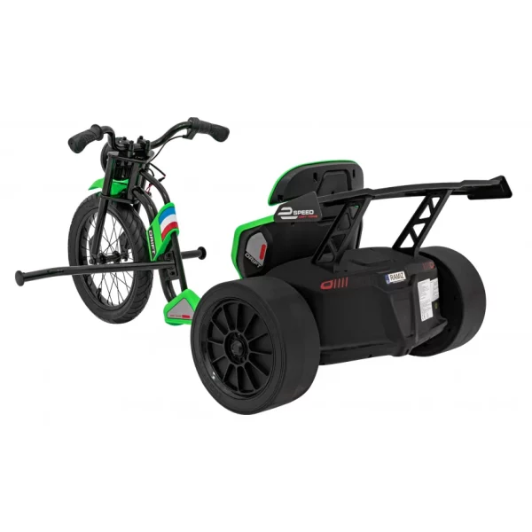 Vozidlo DRIFT BIKE 21 Zelená – Obrázok 6