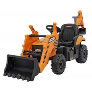Automobilové rýpadlo bager 2v1 JCB žlté