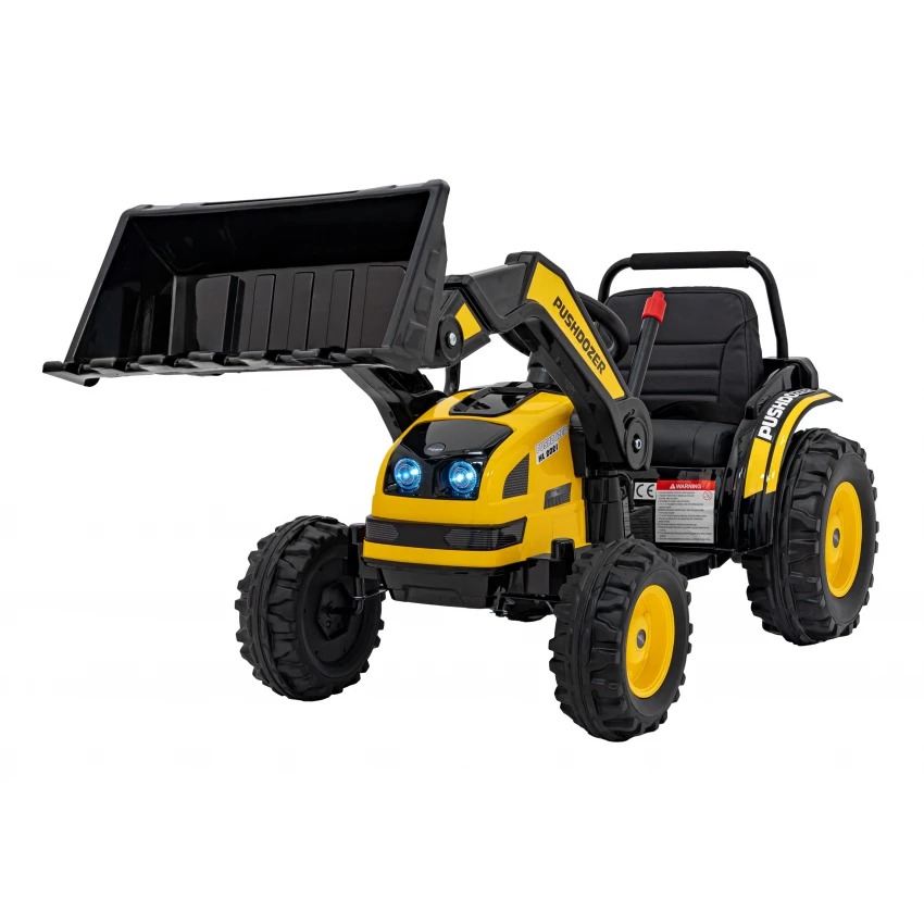 Vozidlo Bager Traktor žltý