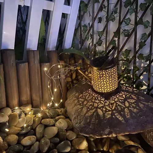 Gardlov 23846 Záhradné solárne osvetlenie kanva. 60 LED – Obrázok 2