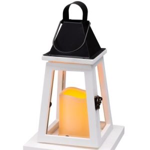 Lampáš MagicHome LW8823, 17x17x33 cm, LED, 3xAAA, drevo