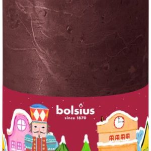 Sviečka Bolsius Luskáčik, valcová, Vianoce, 54 hod., 68x130 mm