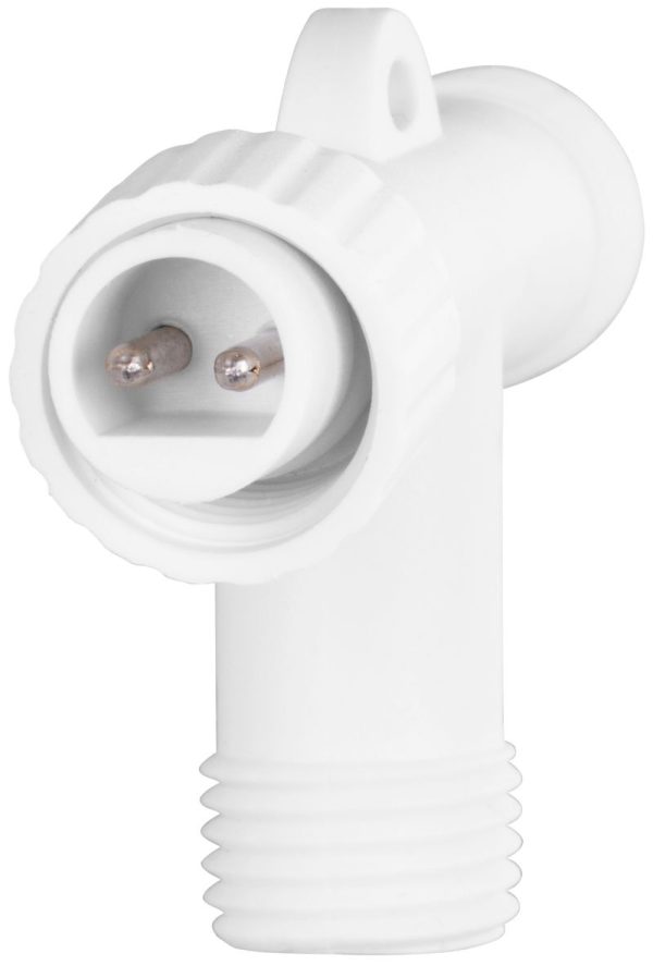 Konektor MagicHome Vianoce MULTI CONNECT C53, T-kus, biely, na vetvenie reťaze, exteriér – Obrázok 3