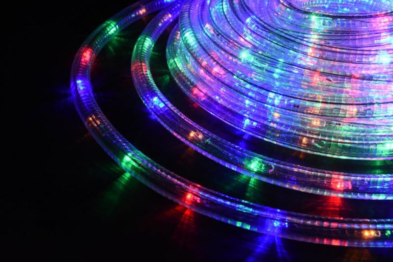 Reťaz MagicHome Vianoce Rolight, 240x LED multicolor, 8 funkcií, 230 V, 50 Hz, IP44, exteriér, osvetlenie, L-10 m – Obrázok 4