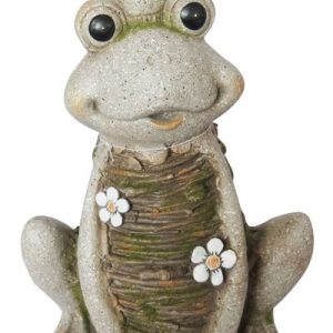 Dekorácia MagicHome Gecco, Kráľovná Žaba, magnesia, 29x23x43 cm