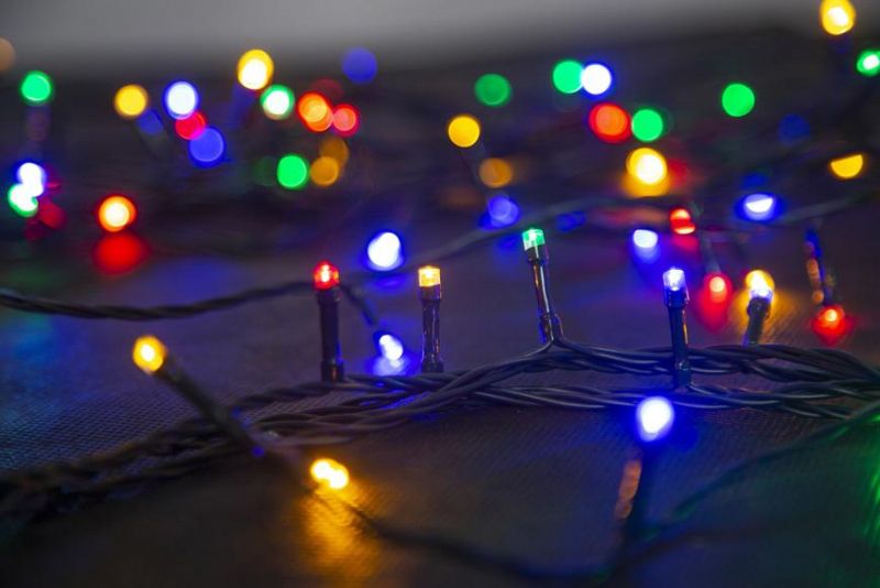 Reťaz MagicHome Vianoce Errai, 560 LED multicolor, 8 funkcií, 230 V, 50 Hz, IP44, exteriér, napájací kábel 3 m, osvetlenie, L-14 m – Obrázok 4