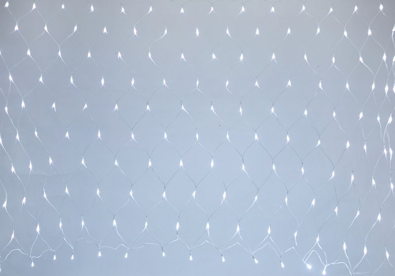 Reťaz MagicHome Vianoce MULTI CONNECT Netled, 160 LED studená biela, jednoduché svietenie, biely kábel, 230 V, 50 Hz, IP44, bez zdroja, exteriér, osvetlenie, L-1x2 m – Obrázok 3